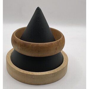 Handcrafted Natural Wood Bangle Bracelet